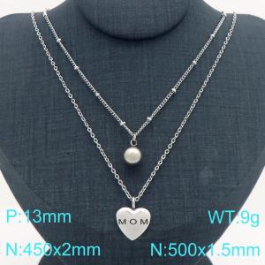 Stainless Steel Necklace - KN302881-Z