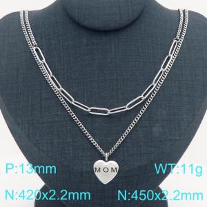 Stainless Steel Necklace - KN302883-Z