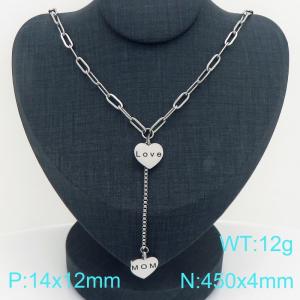 Stainless Steel Necklace - KN302884-Z