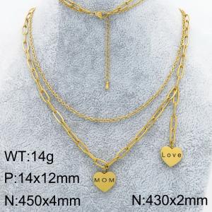Stainless Steel Necklace - KN302889-Z