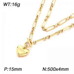 Stainless Steel Necklace - KN303004-Z