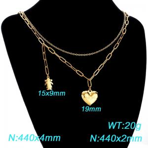 Stainless Steel Necklace - KN303012-Z