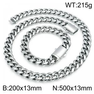 SS Jewelry Set(Most Men) - KN303241-ZLY