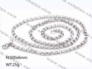 Stainless Steel Necklace - KN30328-Z