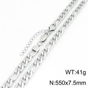 Fashionable jewelry stainless steel NK chain necklace suitable for daily wear - KN303325-KGM