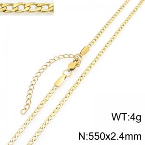 Fashionable jewelry stainless steel NK chain necklace suitable for daily wear - KN303336-ZJZL