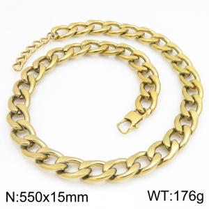 Fashionable jewelry stainless steel NK chain necklace suitable for daily wear - KN303360-ZJZL