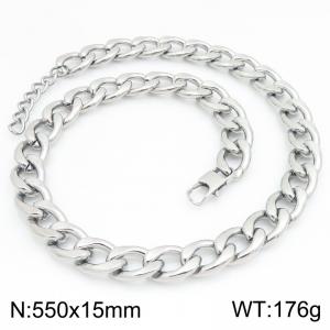 Fashionable jewelry stainless steel NK chain necklace suitable for daily wear - KN303361-ZJZL