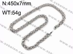 Stainless Steel Necklace - KN30349-Z