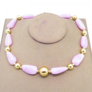 Bead Necklace - KN304271-TJG