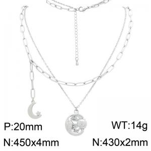 Stainless Steel Necklace - KN304347-Z