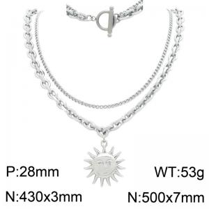 Stainless Steel Necklace - KN304349-Z