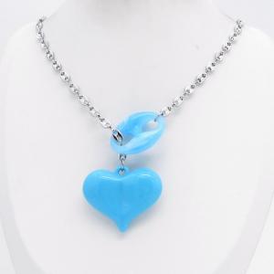 Stainless Steel Necklace - KN304589-NJ