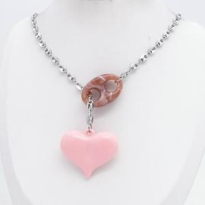 Stainless Steel Necklace - KN304593-NJ