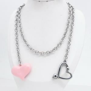Stainless Steel Necklace - KN304605-NJ