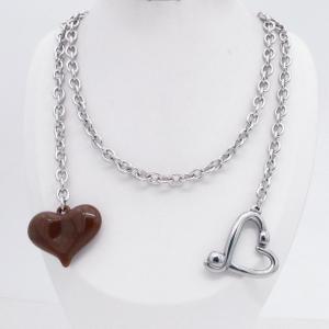 Stainless Steel Necklace - KN304609-NJ