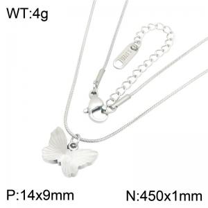 Stainless Steel Necklace - KN304643-HR