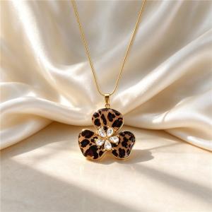 SS Gold-Plating Necklace - KN304659-SXSJ