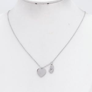 Stainless Steel Necklace - KN304719-CQ