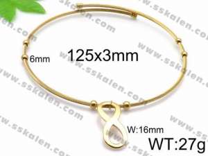 SS Gold-Plating Necklace - KN32320-Z