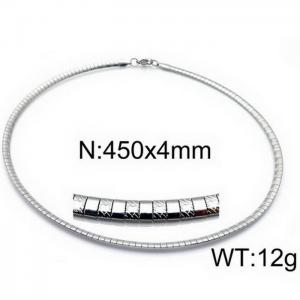 Stainless Steel Necklace - KN33836-Z