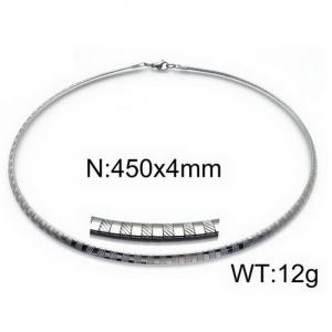 Stainless Steel Necklace - KN33839-Z