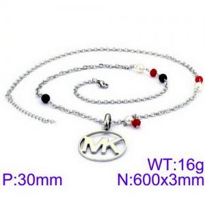 Stainless Steel Necklace - KN33986-K