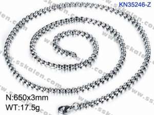 Stainless Steel Necklace - KN35246-Z