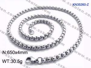 Stainless Steel Necklace - KN35260-Z