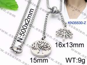 Stainless Steel Necklace - KN35530-Z