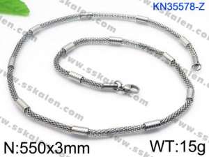 Stainless Steel Necklace - KN35578-Z