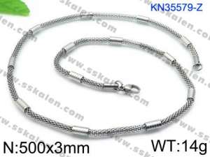 Stainless Steel Necklace - KN35579-Z