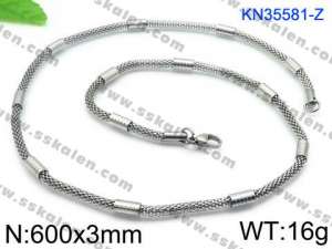 Stainless Steel Necklace - KN35581-Z