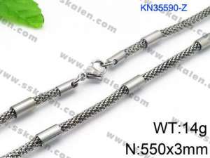 Stainless Steel Necklace - KN35590-Z