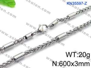 Stainless Steel Necklace - KN35597-Z