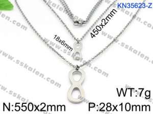Stainless Steel Necklace - KN35623-Z