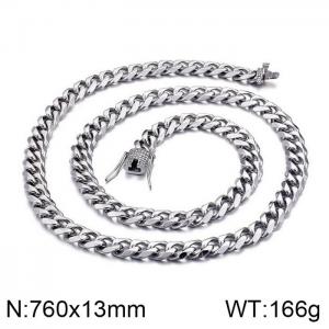 Stainless Steel Necklace - KN35982-K