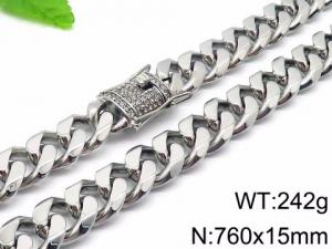 Stainless Steel Necklace - KN35983-K