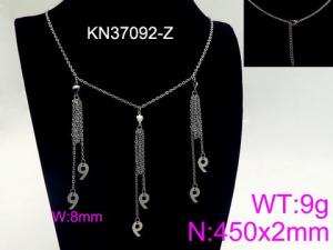 Stainless Steel Necklace - KN37092-Z