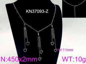 Stainless Steel Necklace - KN37093-Z