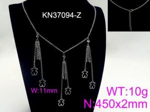 Stainless Steel Necklace - KN37094-Z