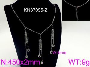 Stainless Steel Necklace - KN37095-Z