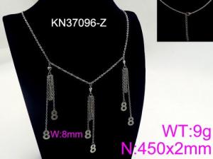 Stainless Steel Necklace - KN37096-Z
