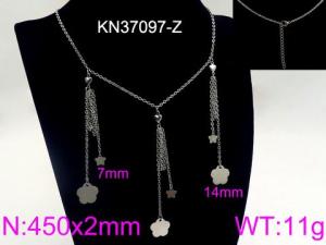 Stainless Steel Necklace - KN37097-Z