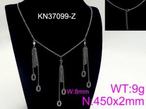 Stainless Steel Necklace - KN37099-Z