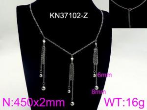 Stainless Steel Necklace - KN37102-Z