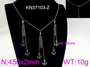 Stainless Steel Necklace - KN37103-Z
