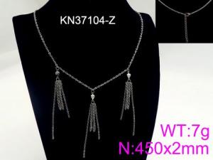 Stainless Steel Necklace - KN37104-Z
