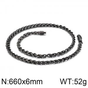 Stainless Steel Necklace - KN37144-K