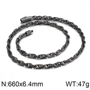 Stainless Steel Necklace - KN37220-K